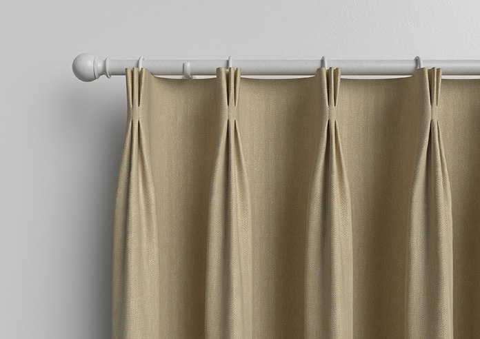 Delicate Chevron, Sunbeam - Made to Measure Curtains - Image 11